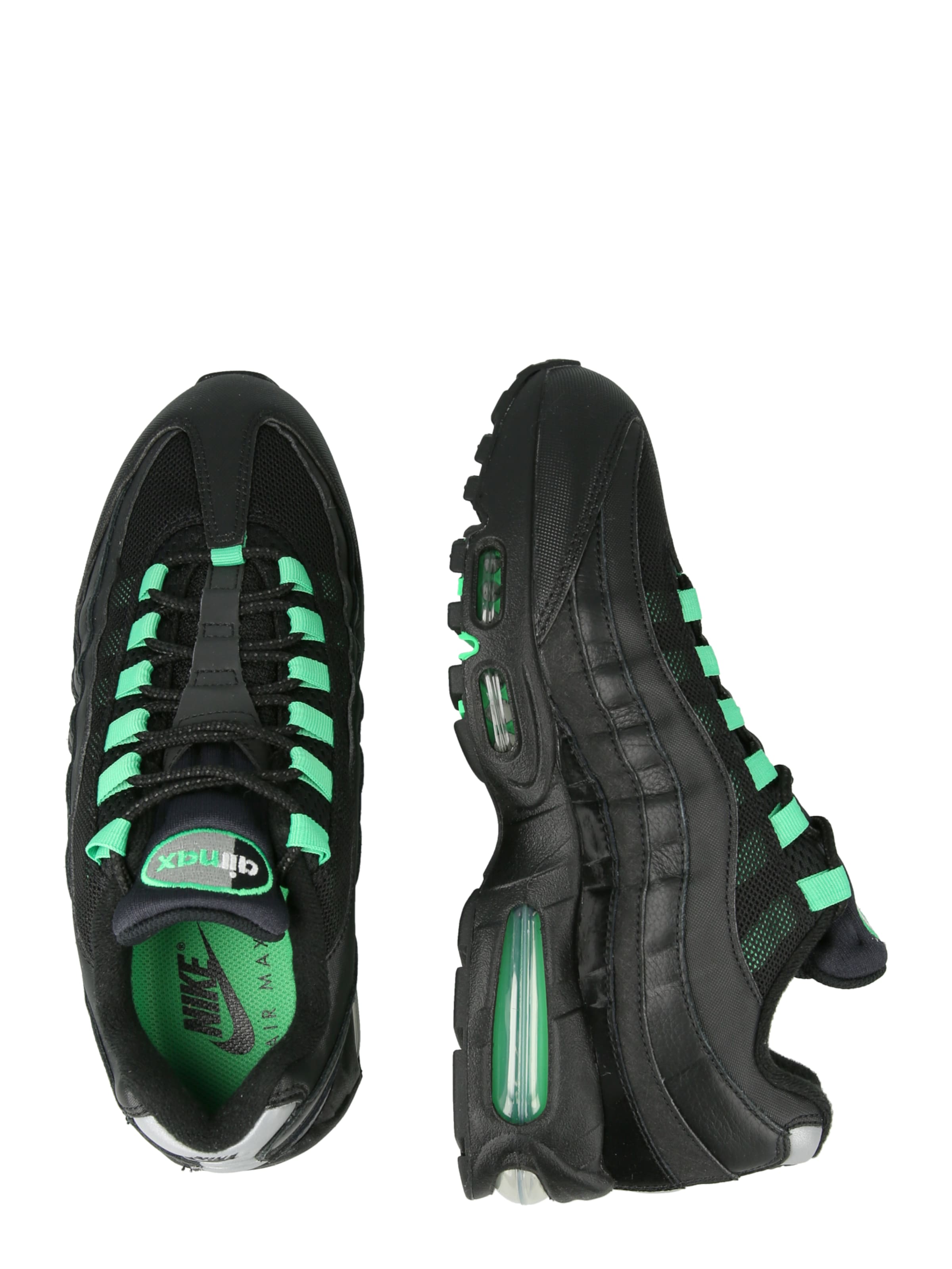 Nike Sportswear Platform trainers 'Air Max 95' in Black: side
