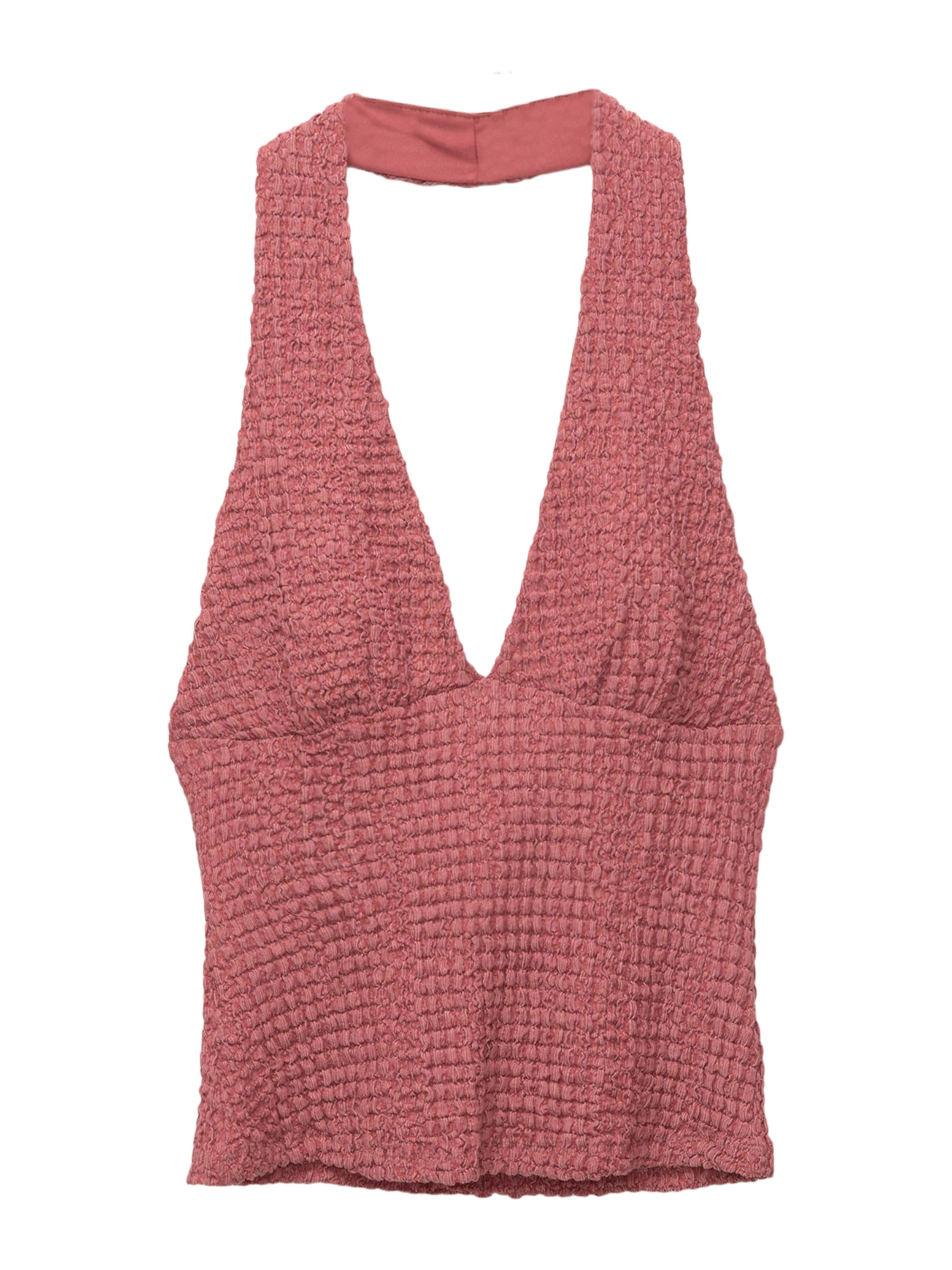 Pull&Bear Top in Rood: voorkant
