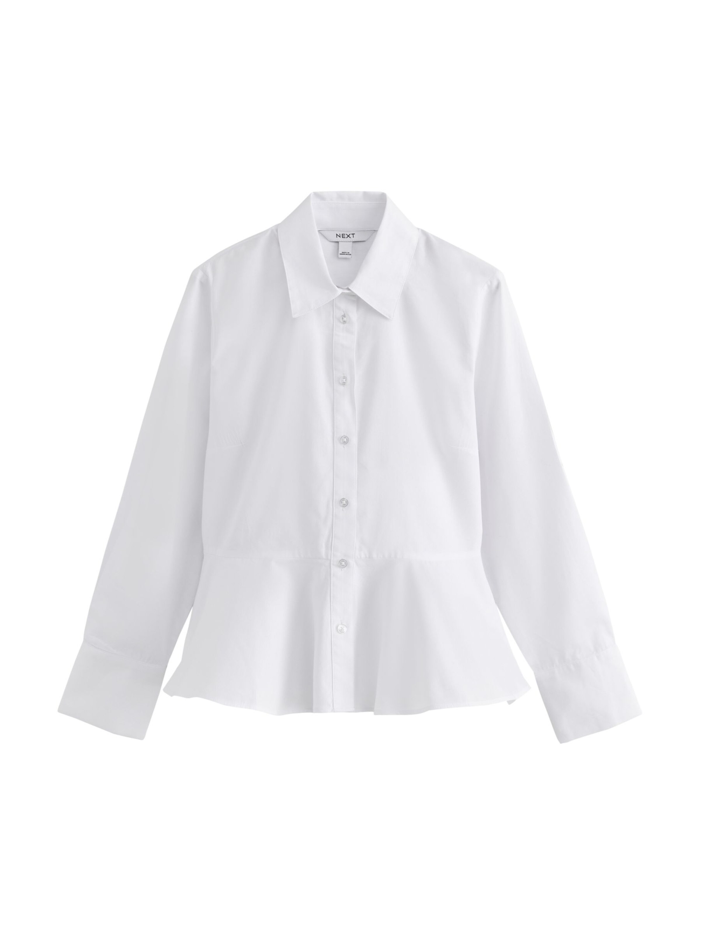 Next Chemisier en XXS en blanc, Vue avec produit