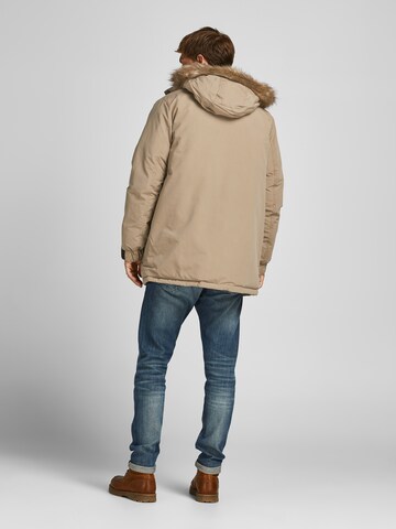 JACK & JONES Winterparka in Beige