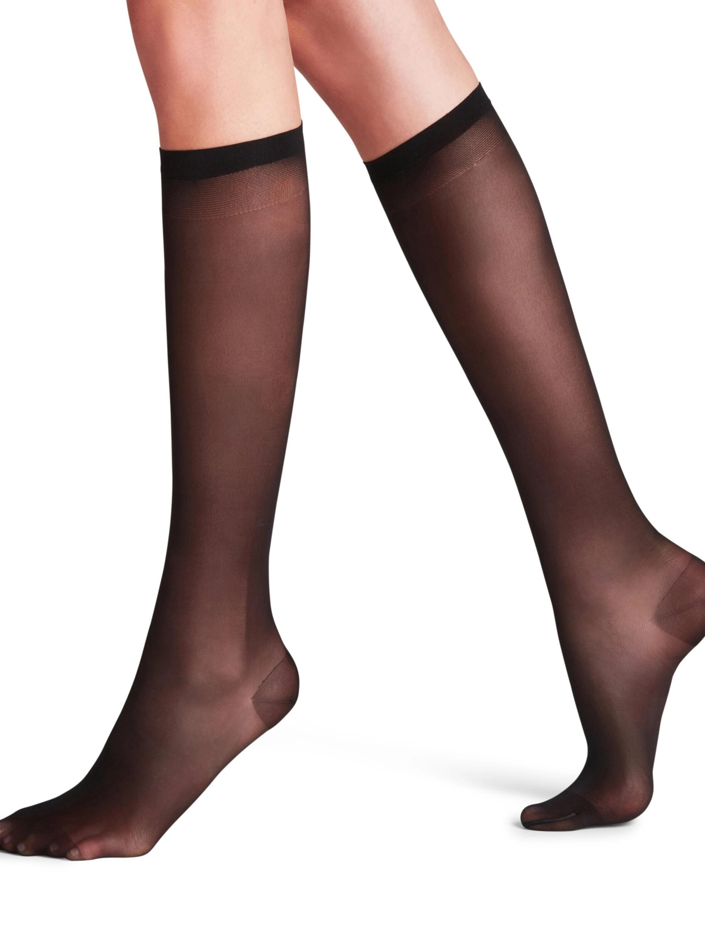 FALKE Kniestrümpfe 'Vitalize'‌‌‌‌‌‌‌‌ in Schwarz: Vorderseite