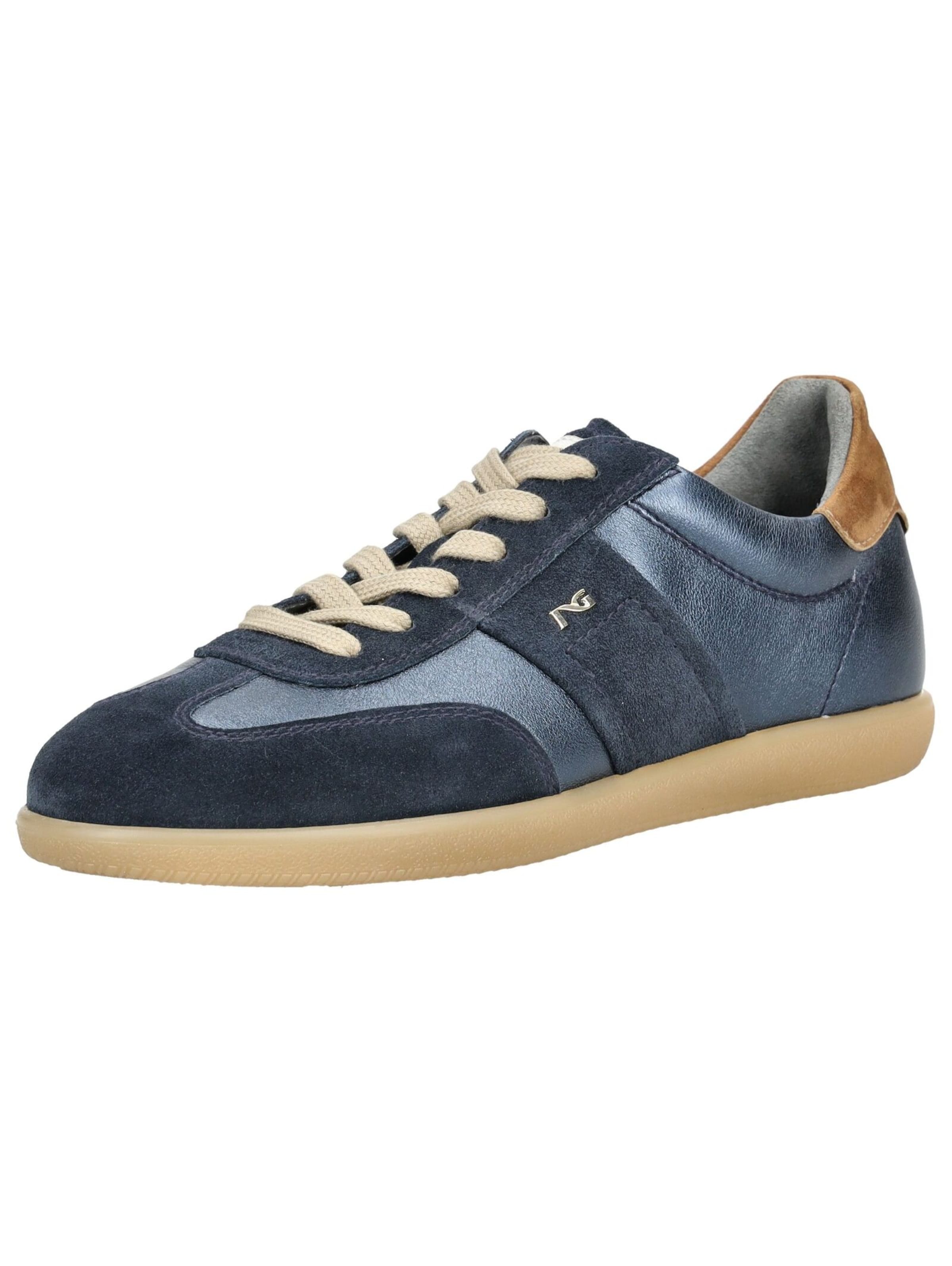 Nero Giardini Platform trainers in Blue: front