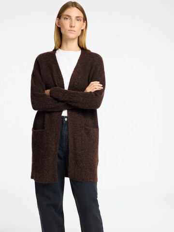 SELECTED Strickjacke 'SLFLulu' in Braun