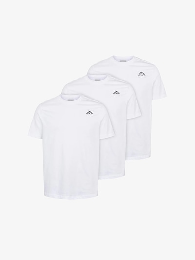 KAPPA Shirt 'KMLogo Cafers' in de kleur Wit, Productweergave