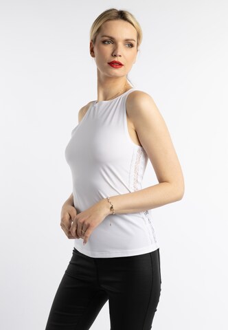 faina Top in White: front