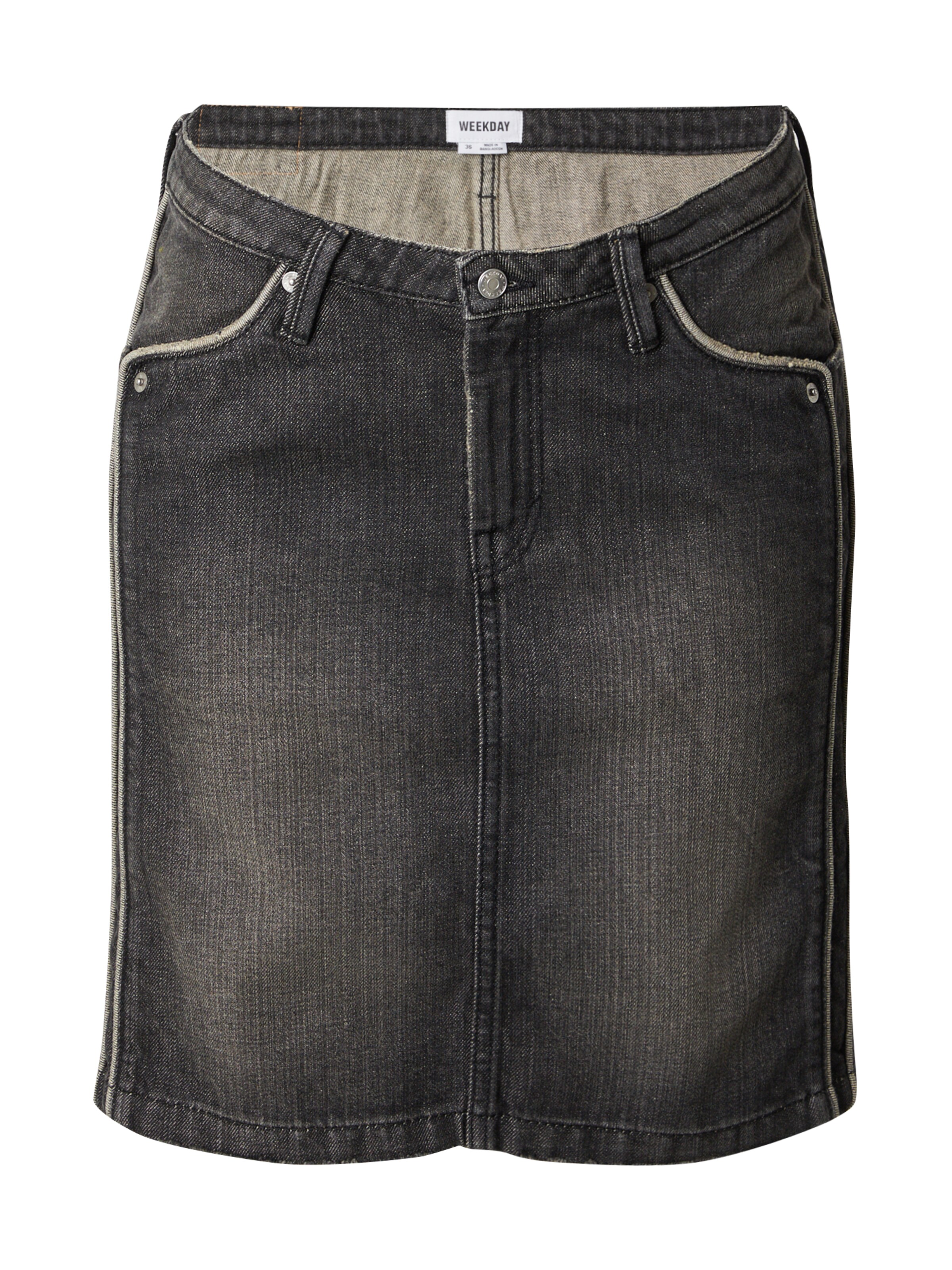 WEEKDAY Skirt 'Portola' in Black: front