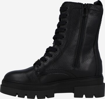 TOMMY HILFIGER Lace-Up Ankle Boots in Black