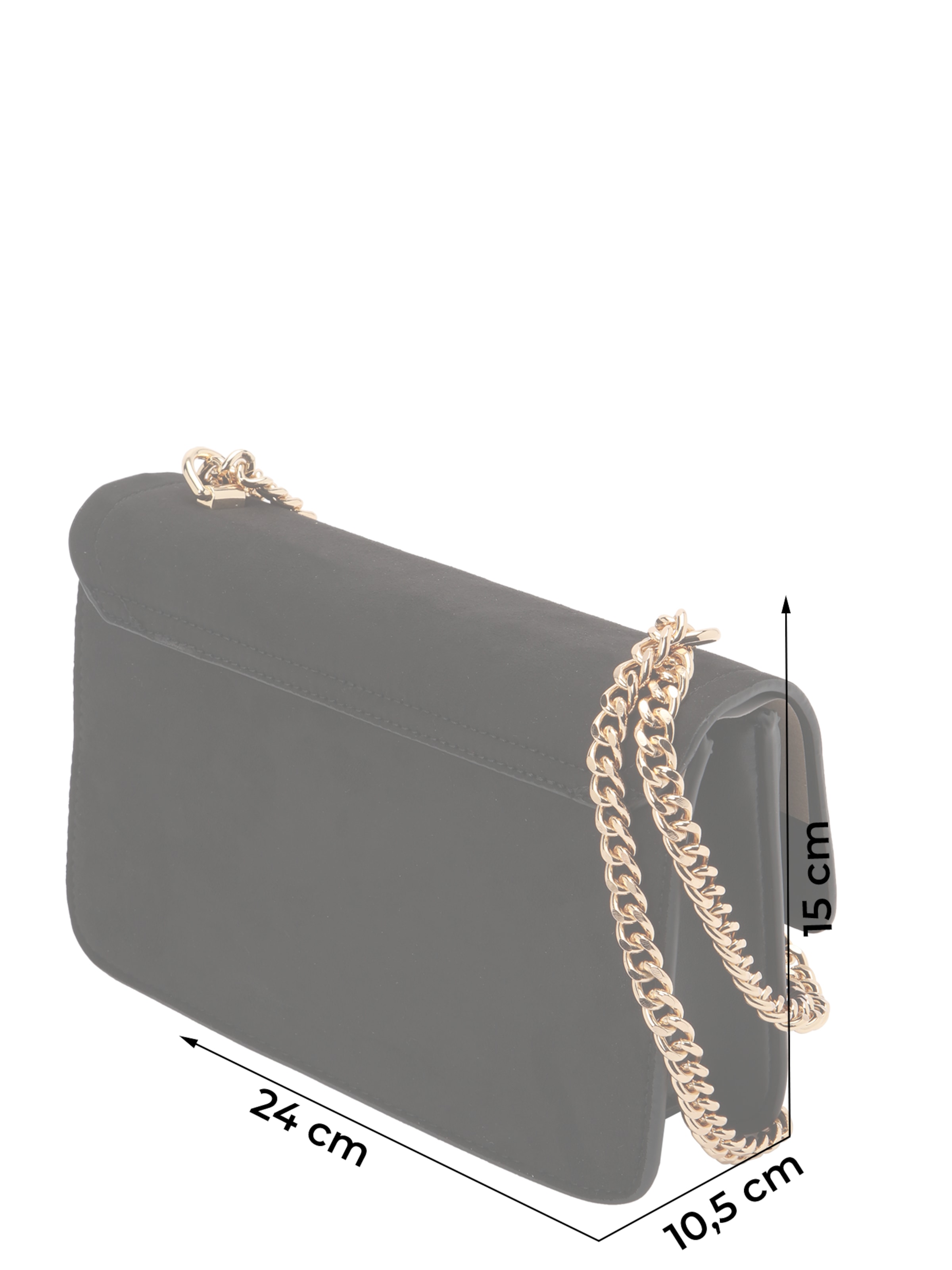 19V69 ITALIA Чанта с презрамки 'Jonna Large Gold' в черно