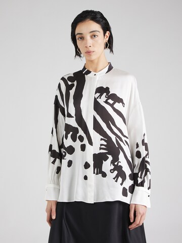 Marc Cain - Blusa en blanco: frente