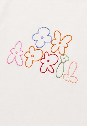 OH APRIL Shirt 'Flower' in Wit