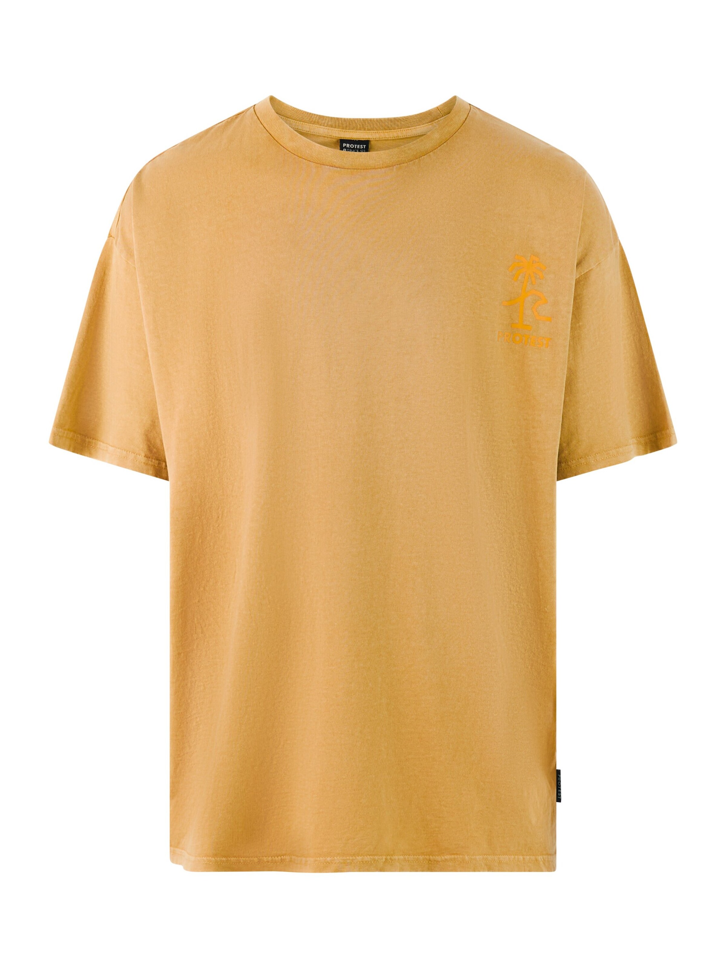 PROTEST Shirt 'PRTDenwick' in Geel: voorkant