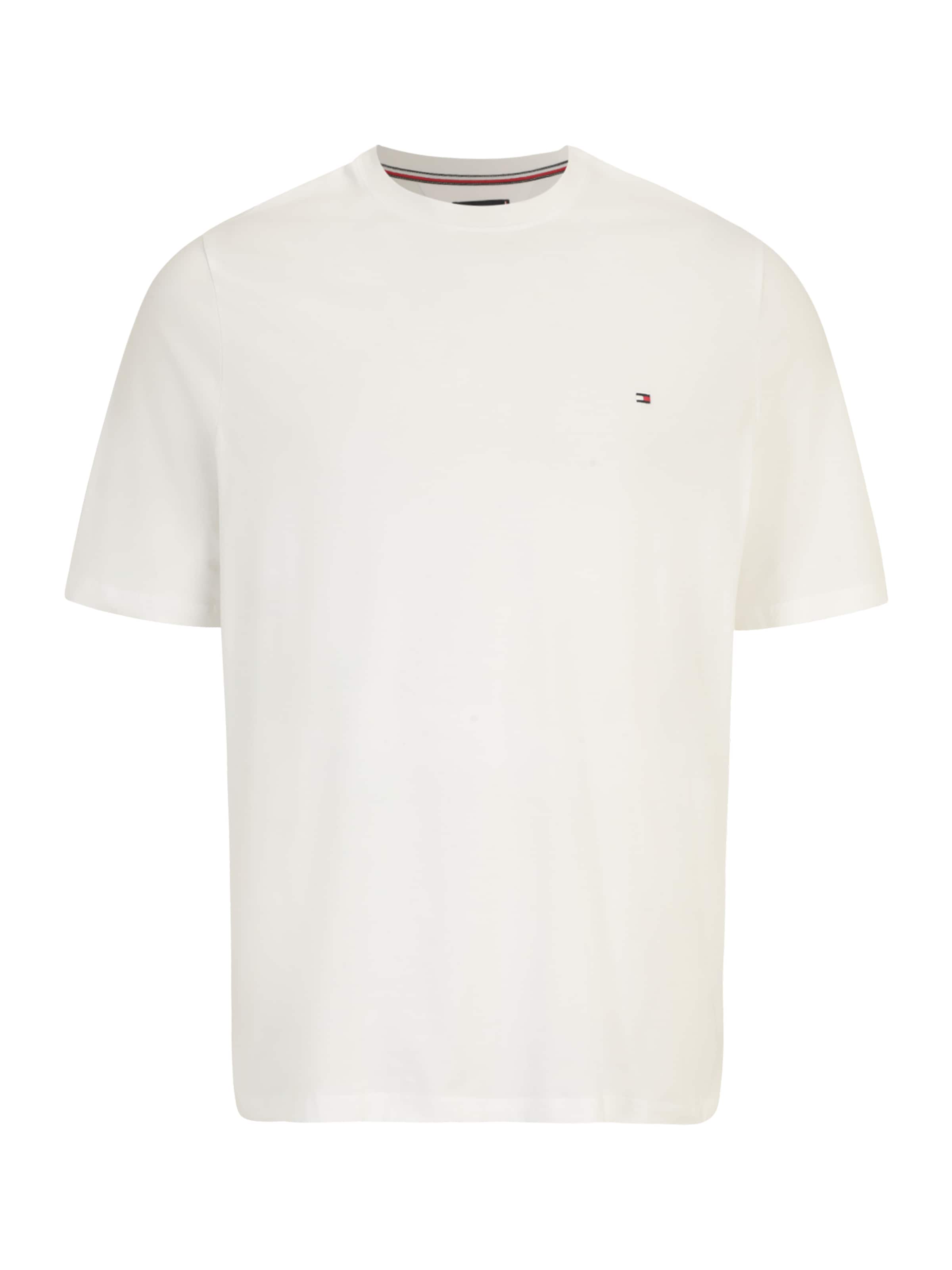 Tommy Hilfiger Big & Tall Tričko – bílá: přední strana