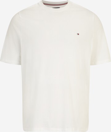 Maglietta di Tommy Hilfiger Big & Tall in bianco: frontale