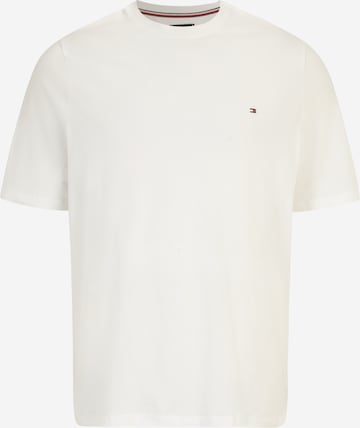 T-Shirt Tommy Hilfiger Big & Tall en blanc : devant