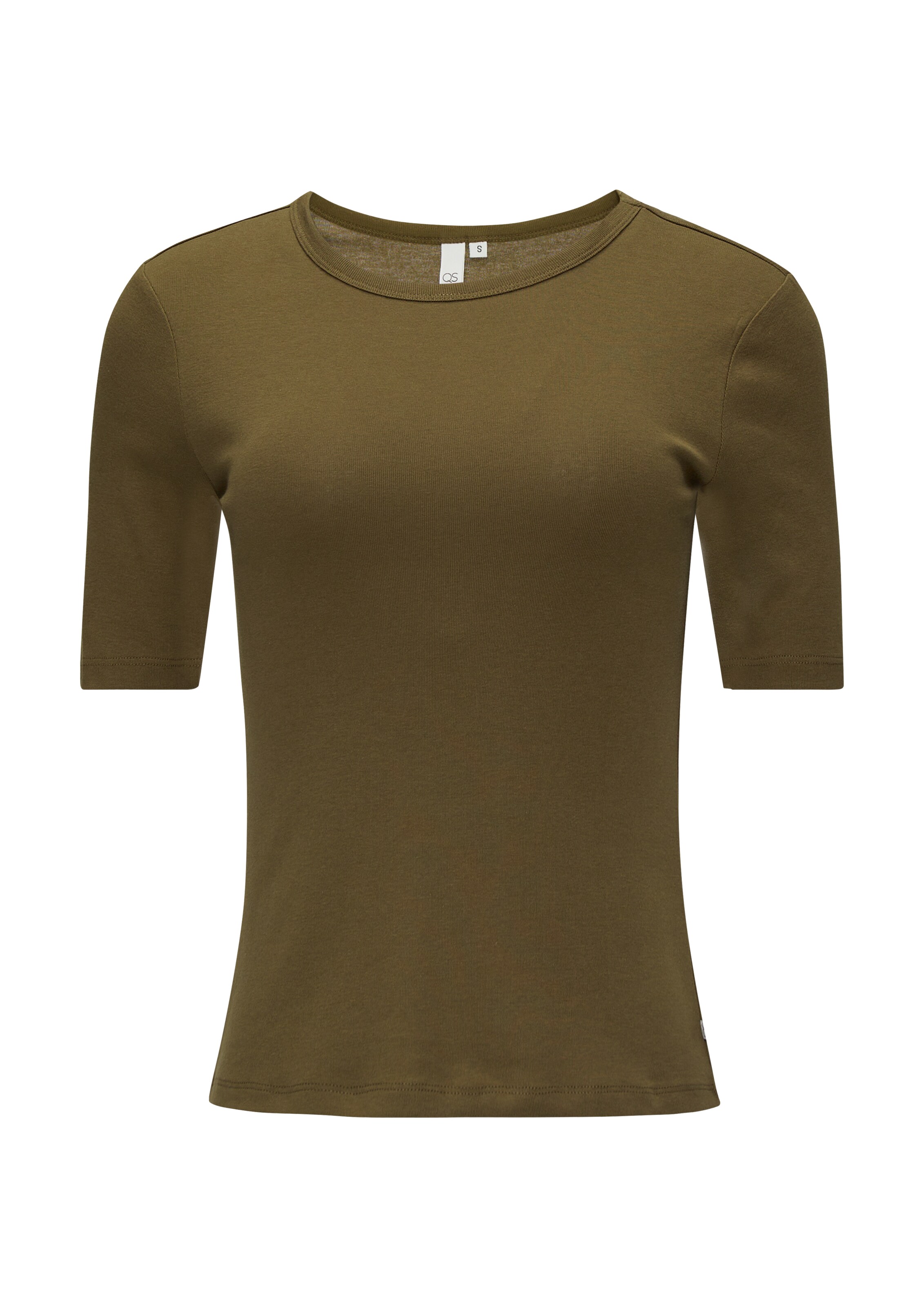 QS Shirt in Grün: Vorderseite