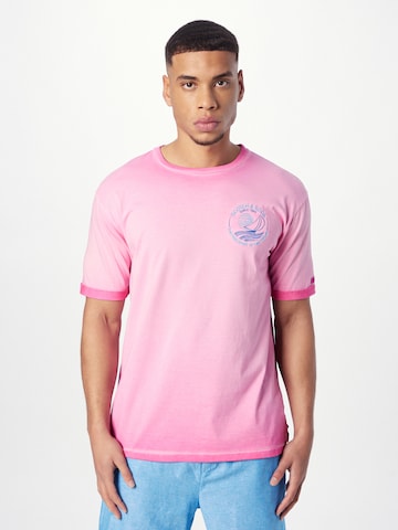 T-Shirt SCOTCH & SODA en rose : devant
