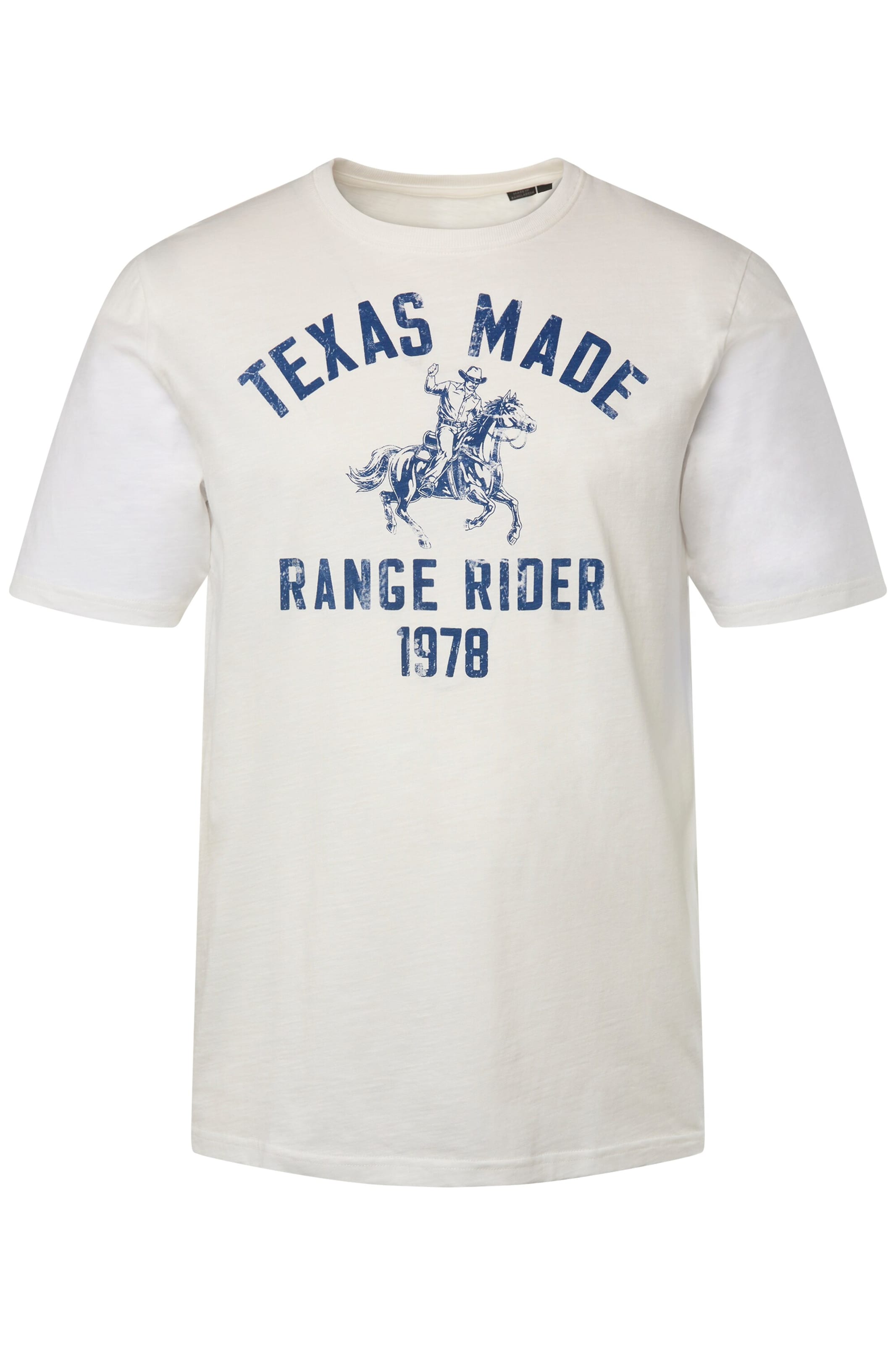 John F. Gee Shirt in Wit: voorkant