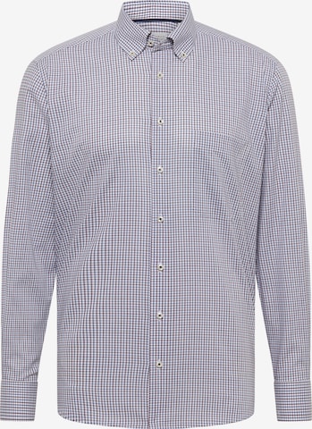 ETERNA Comfort Fit Hemd in Blau: Vorderseite