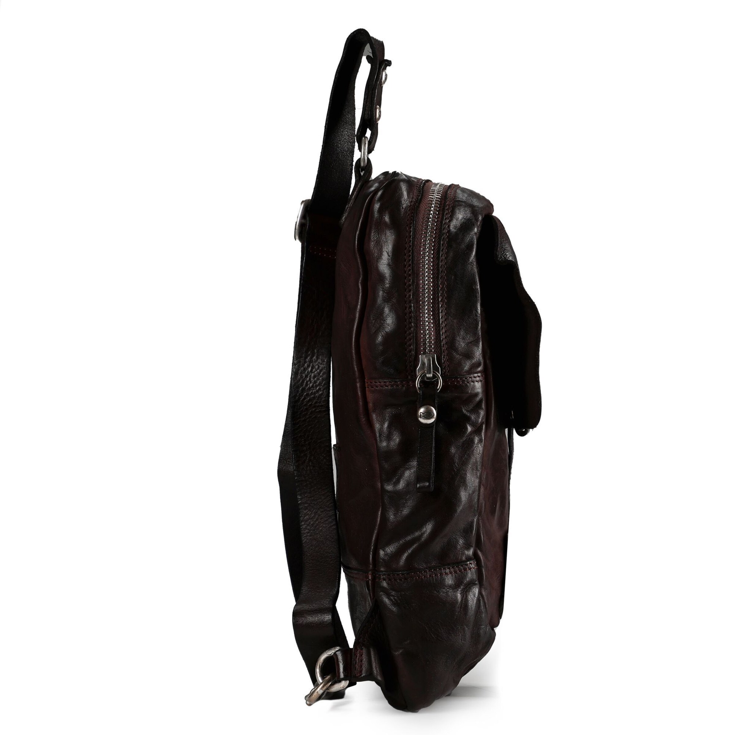 Campomaggi Schoudertas 'Avocado' in Bruin