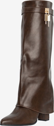Stivale di Elara in marrone: frontale