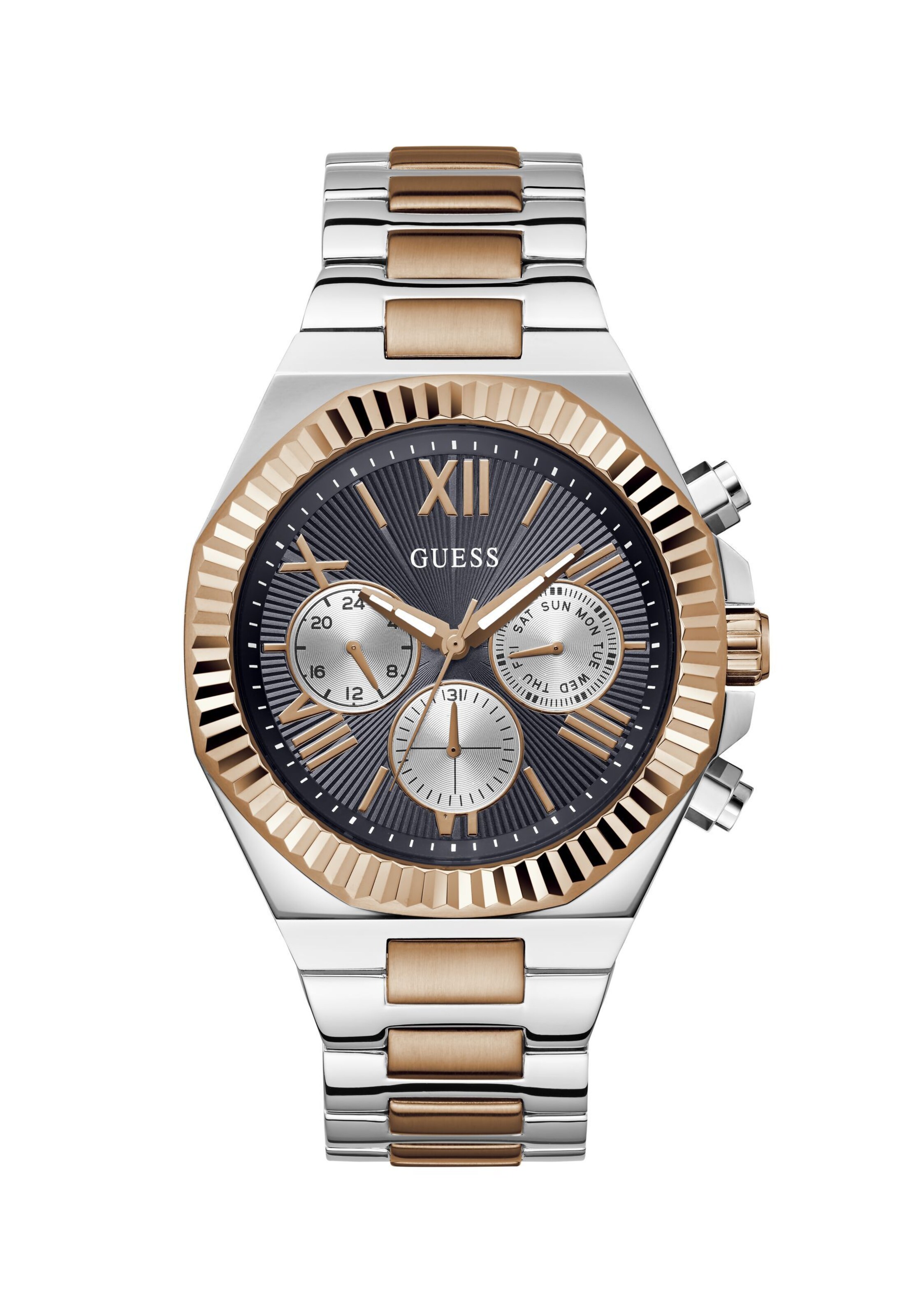 GUESS Analoguhr 'EQUITY' in Mischfarben: Vorderseite