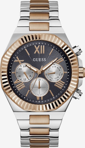 GUESS Analoog horloge 'EQUITY' in Gemengde kleuren: voorkant