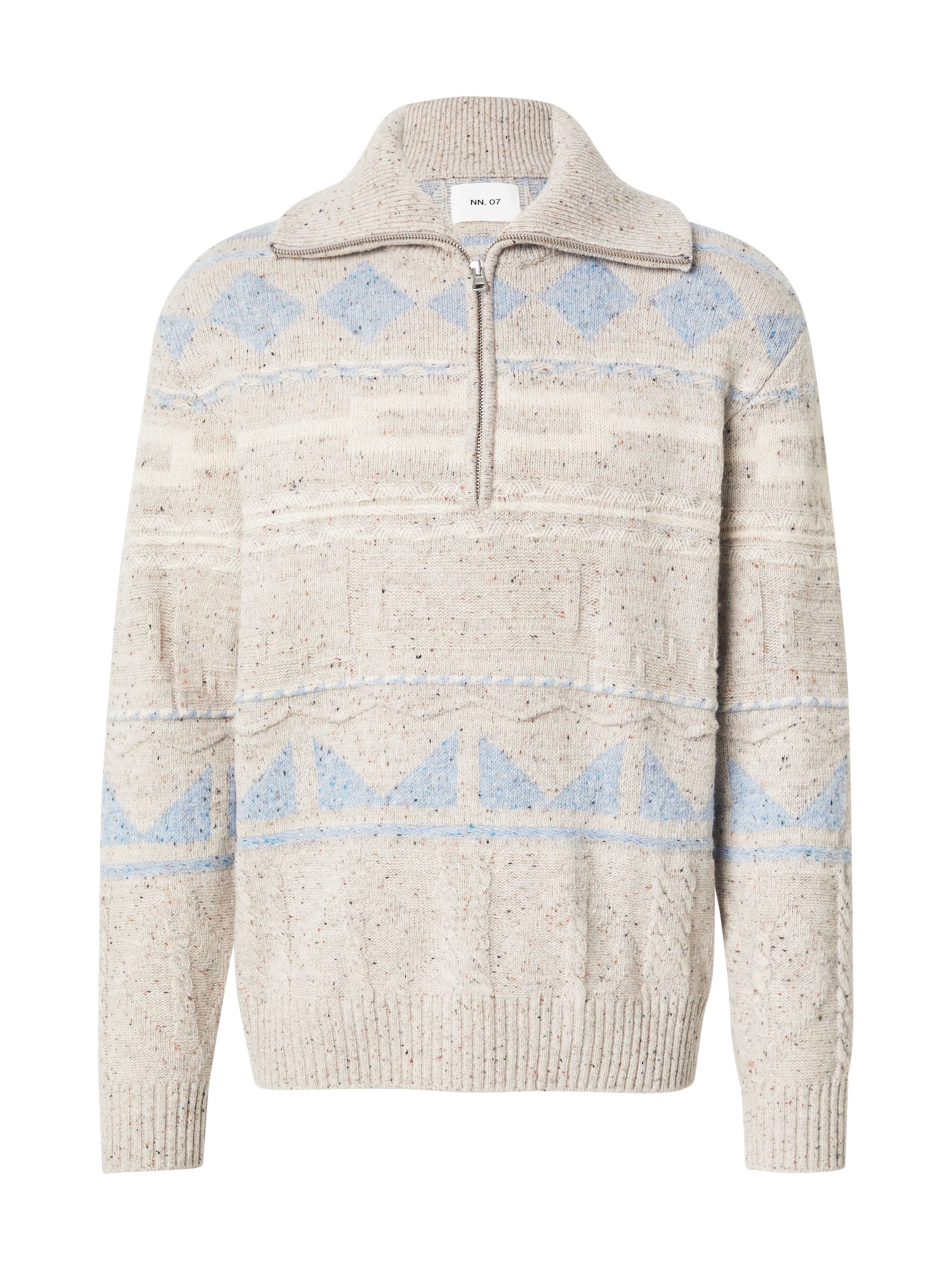 NN07 Svetr 'William' – béžová: přední strana