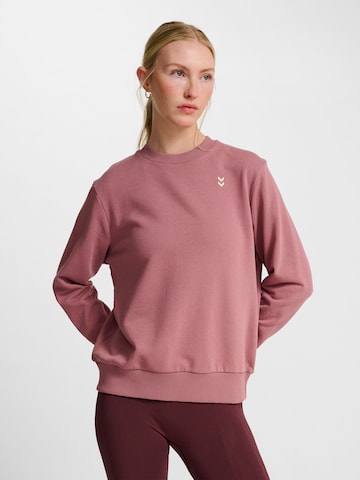 Hummel Sweatshirt 'Pulse' in Pink: front