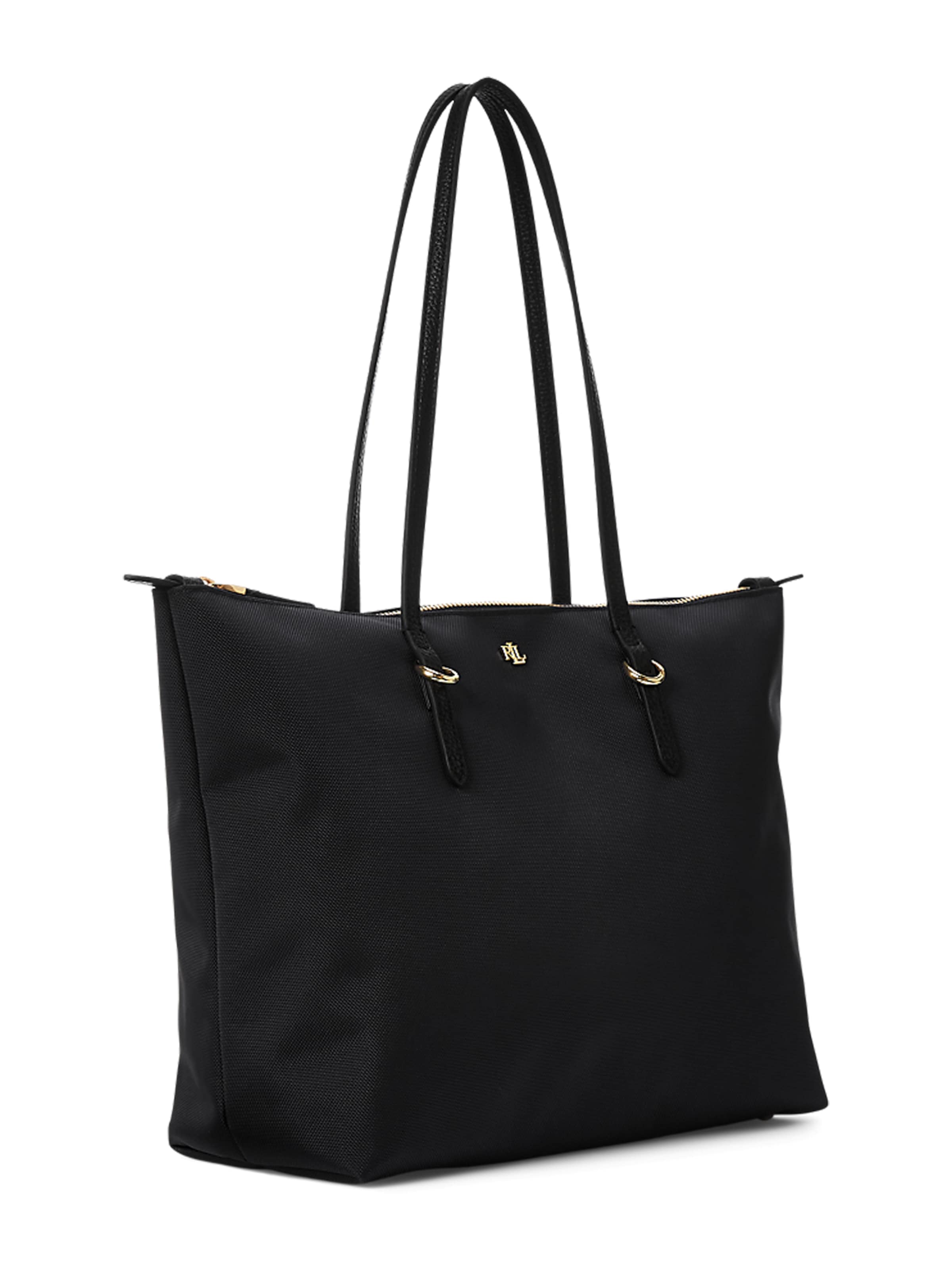 Lauren Ralph Lauren Μεγάλη τσάντα 'Keaton' σε μαύρο: μπροστά