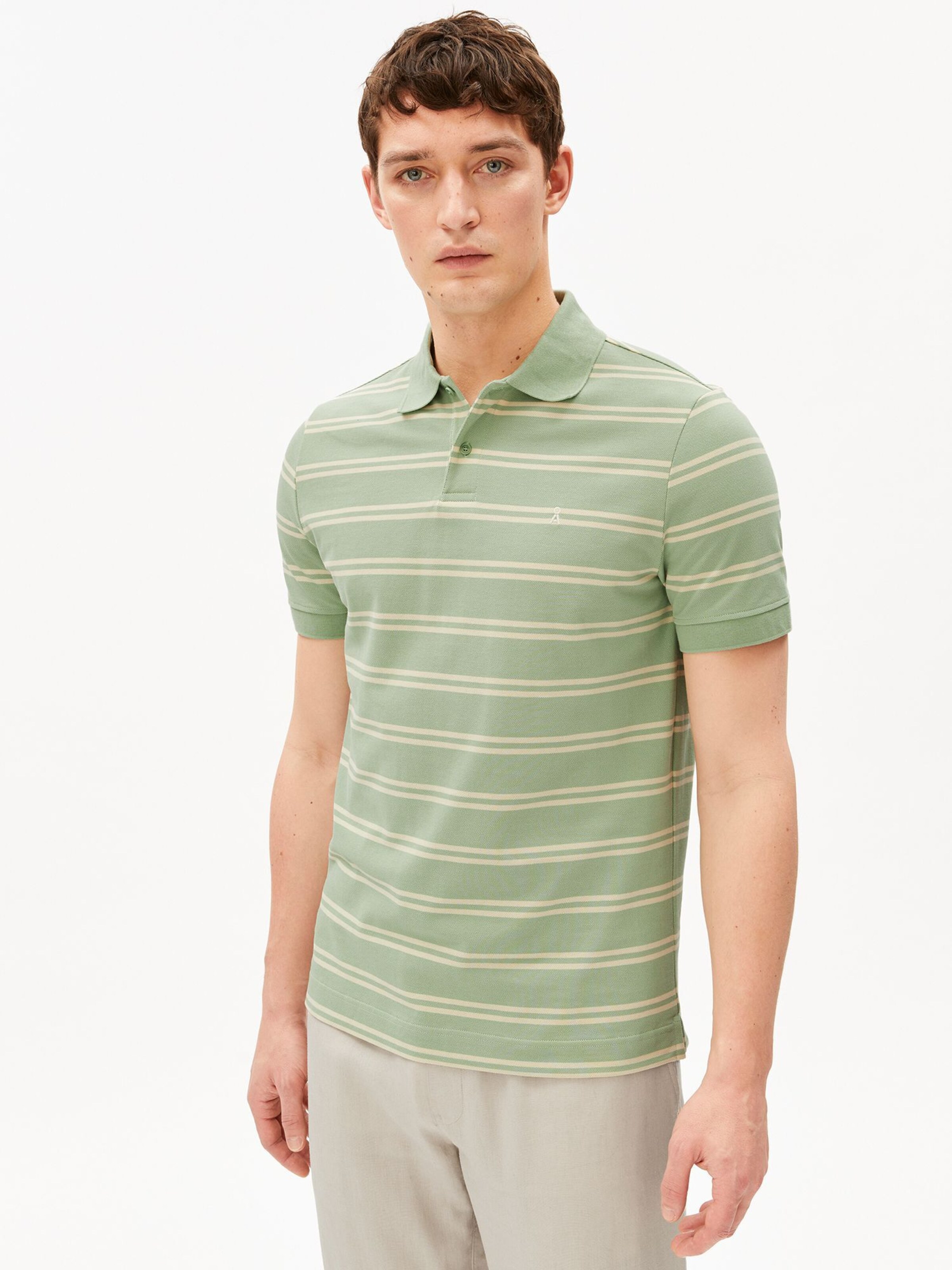 ARMEDANGELS Shirt in Groen: voorkant