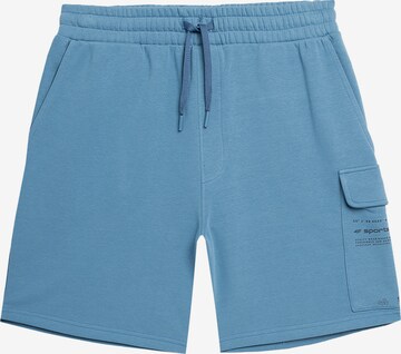 4F Regular Sportshorts in Blau: predná strana