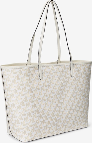Lauren Ralph Lauren Nákupní taška 'Collins' – bílá: přední strana
