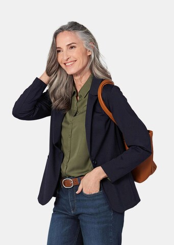 Goldner Blazer in Blau
