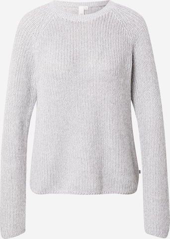 Pull-over QS en gris : devant