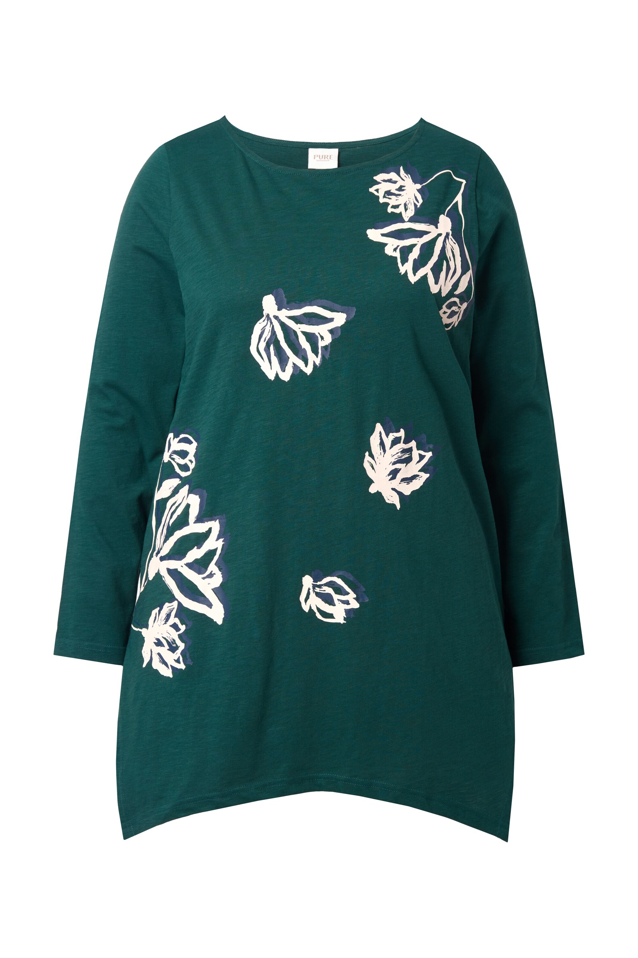 Ulla Popken Shirt in Grün: Vorderseite