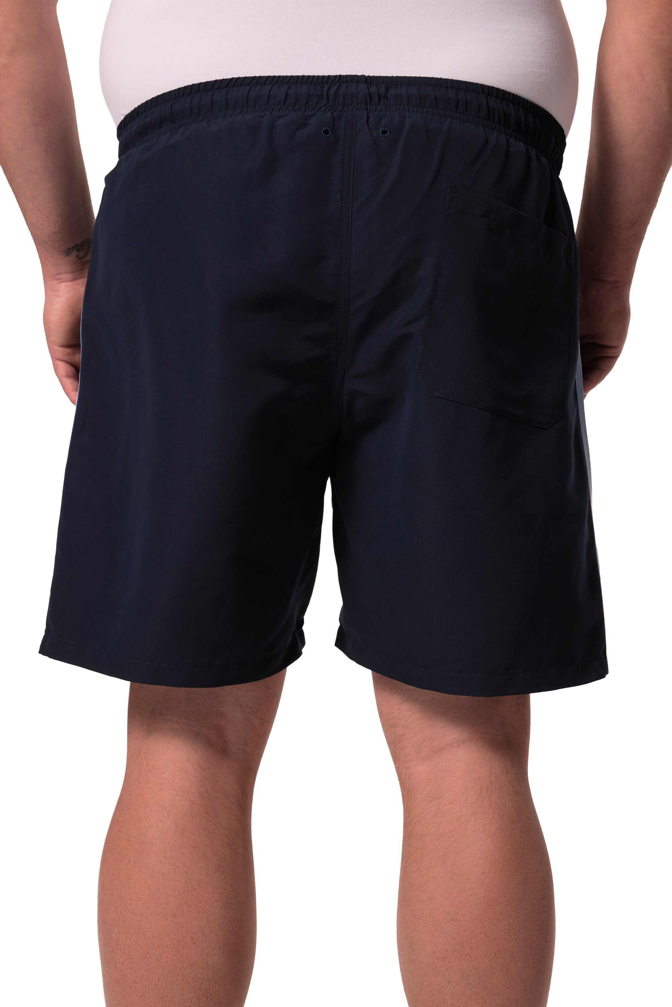 Men Plus Zwemshorts in Blauw