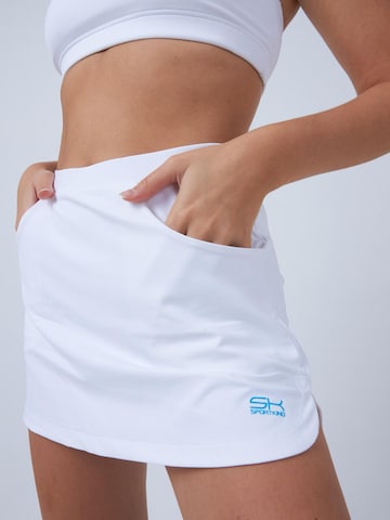 SPORTKIND - Falda deportiva 'Classic' en blanco