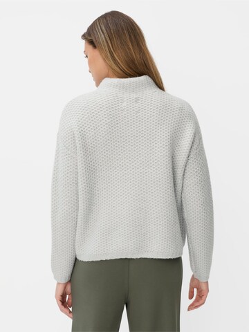 CAMEL ACTIVE Strickpullover mit überschnittenen Schultern in Grün