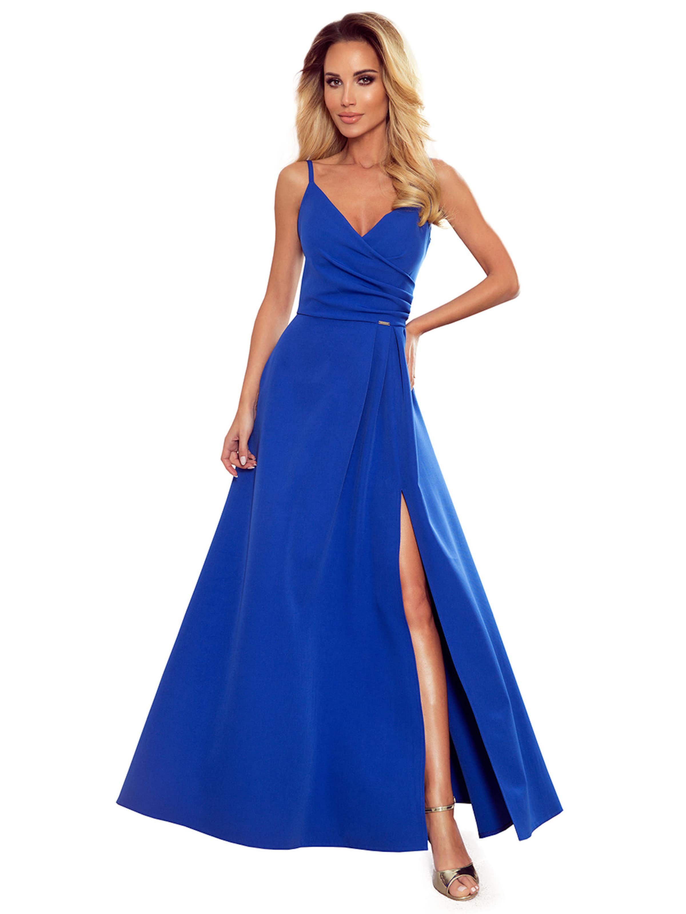 Numoco Evening Dress 'Maxikleid Chiara' in Blue: front