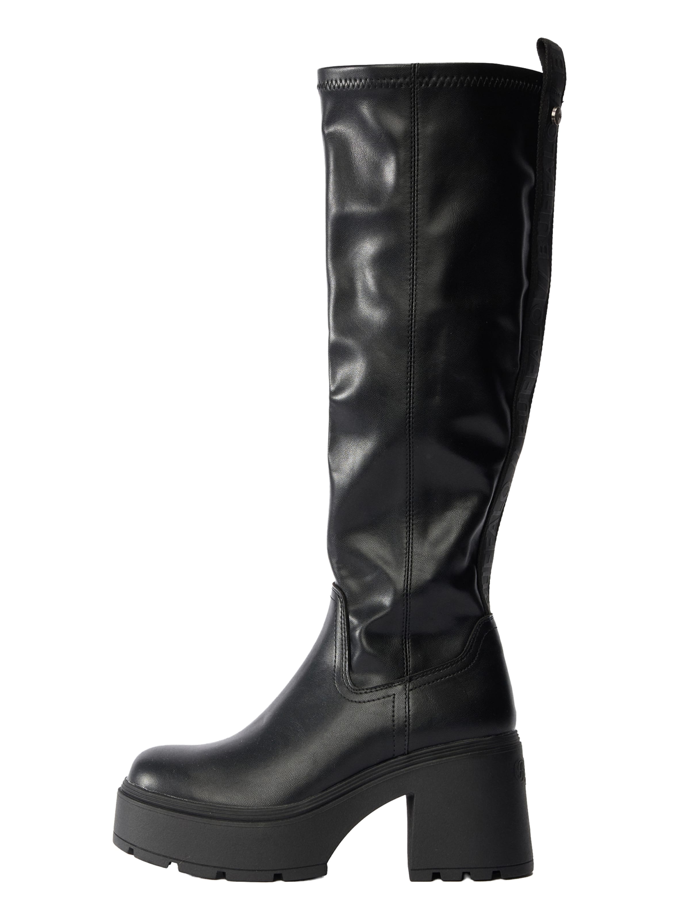 BUFFALO - Bota 'MILA' em preto: frente