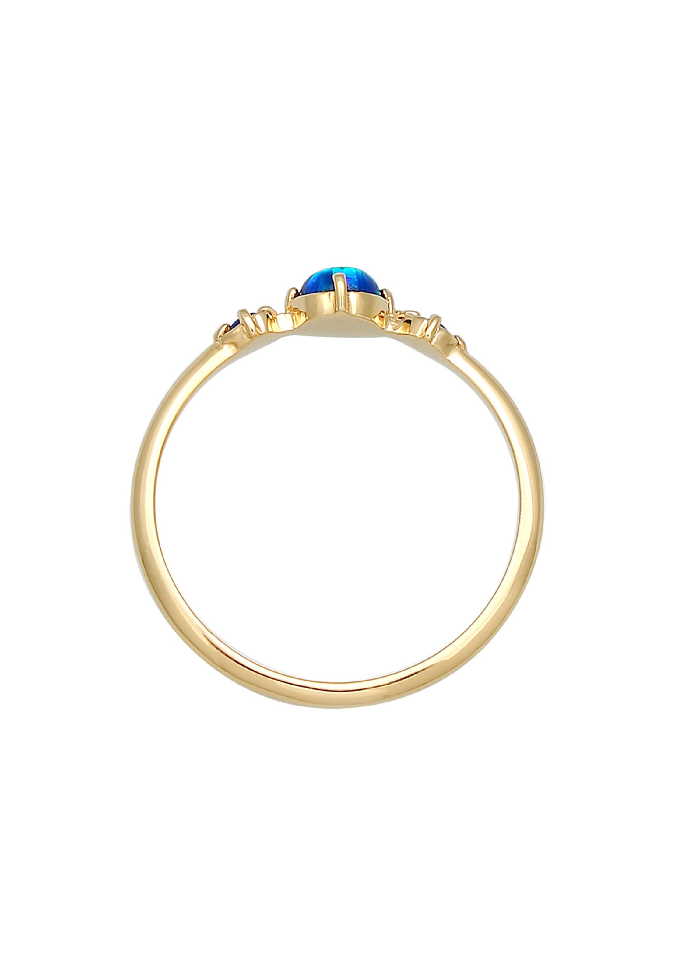 ELLI Ring 'Opal' in Blue
