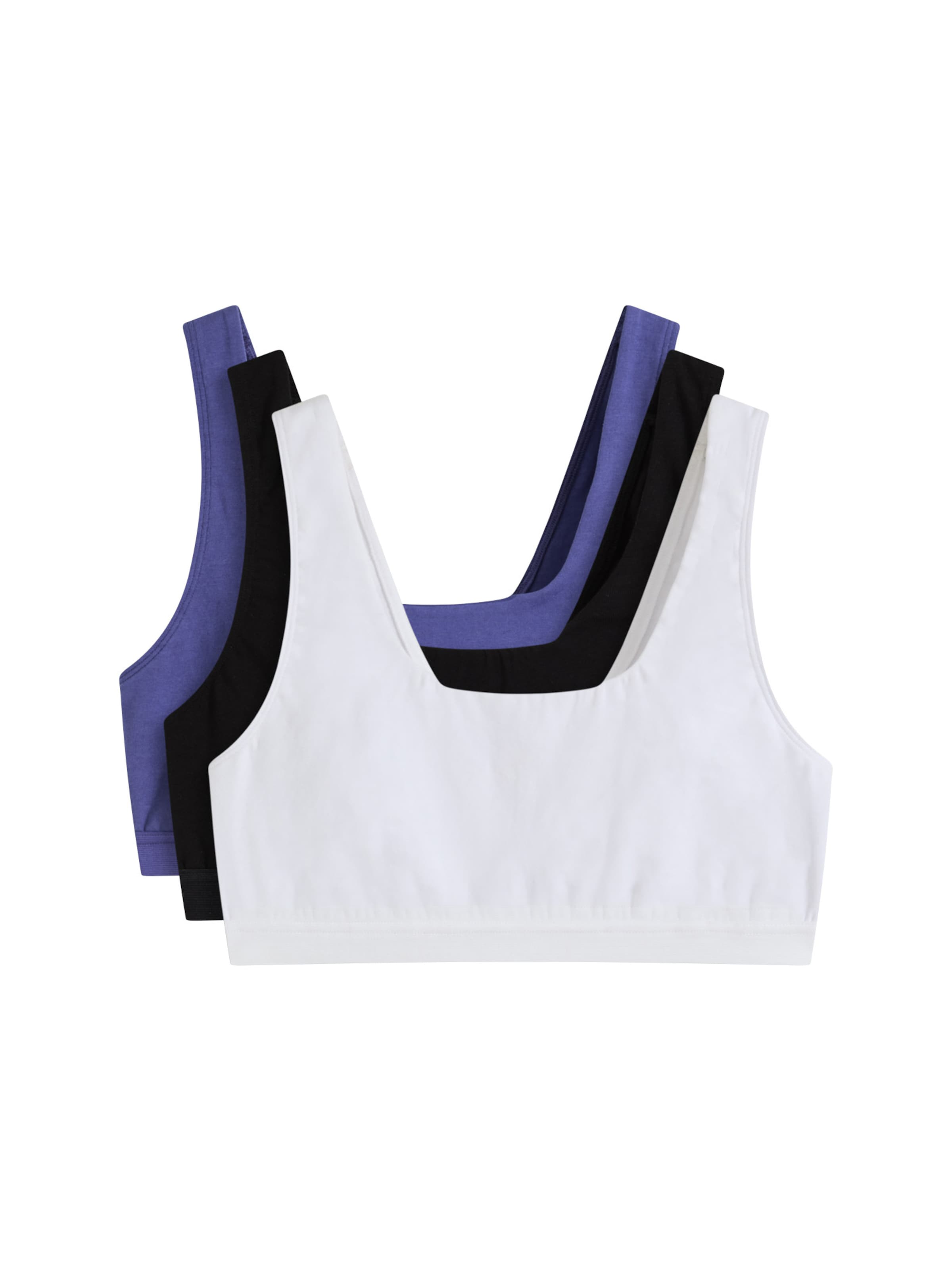 bonprix BH in 75 in blau / schwarz / weiß, Produktansicht