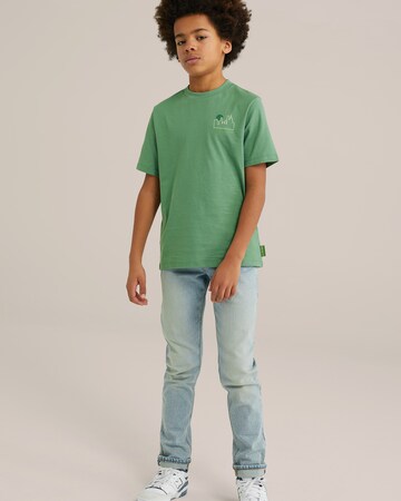 WE Fashion T-Shirt in Grün