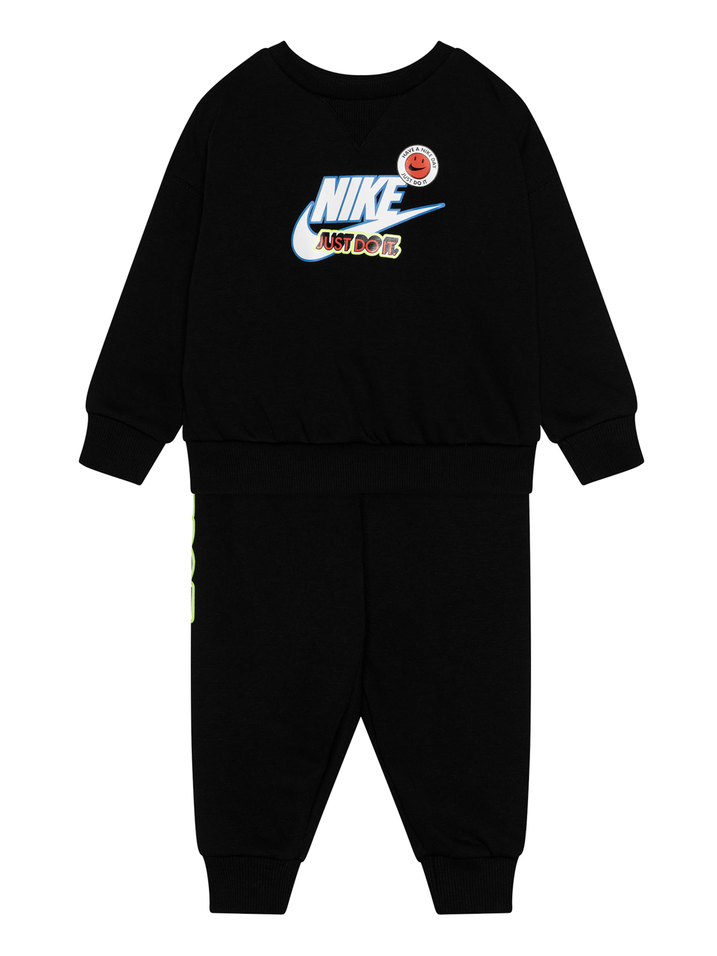 Nike Sportswear Träningsoverall i svart: framsida