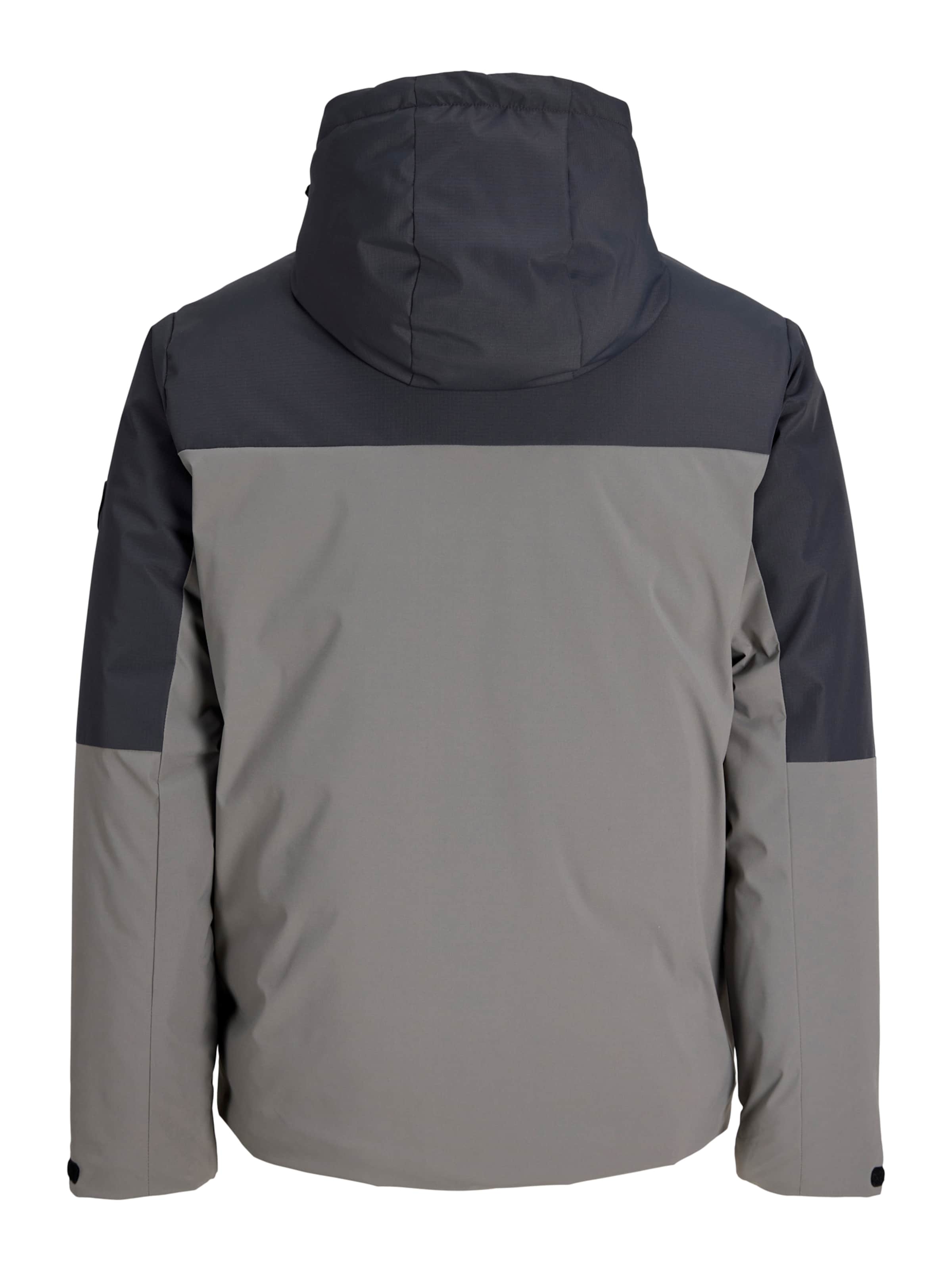 JACK & JONES Prehodna jakna 'JCOCLUB AXEL' | siva barva