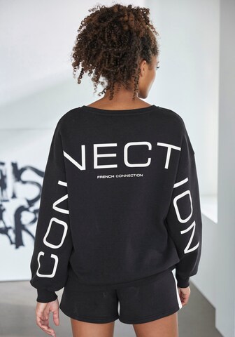 FRENCH CONNECTION Sweatshirt i svart