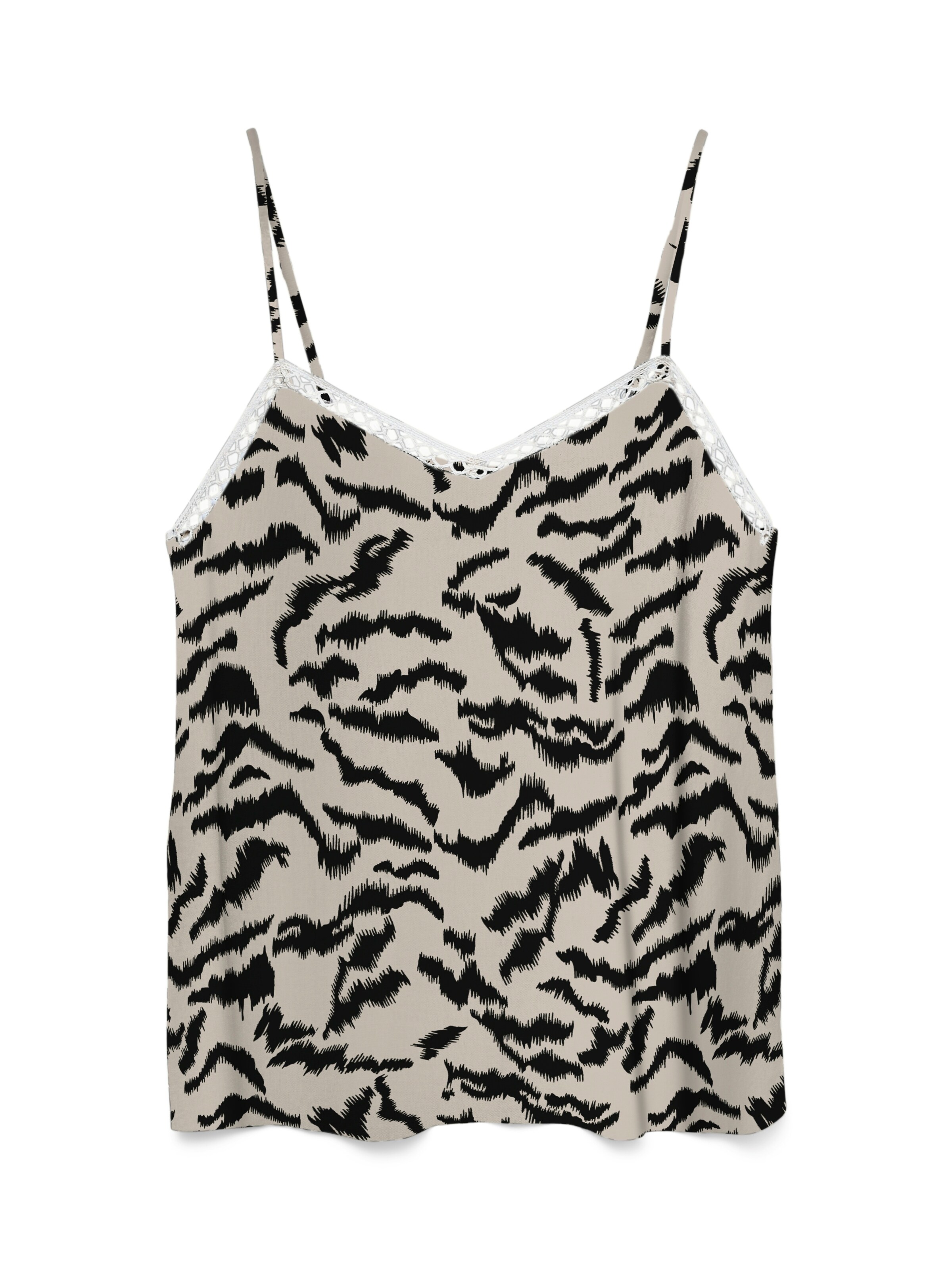 VERO MODA Top in Beige: front