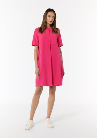 comma casual identity Kleid in Pink: predná strana