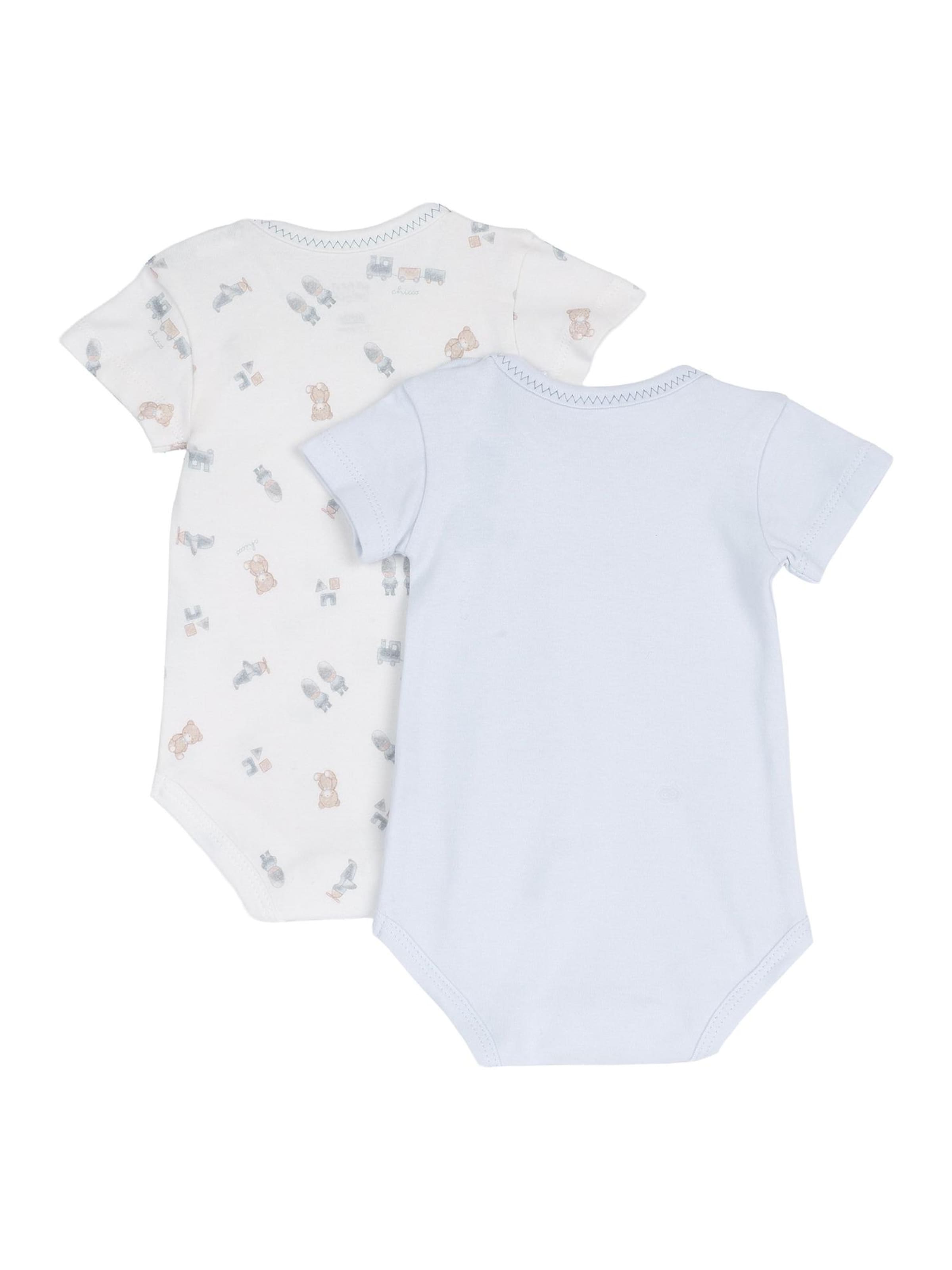 Chicco Бебешки гащеризони/боди в синьо