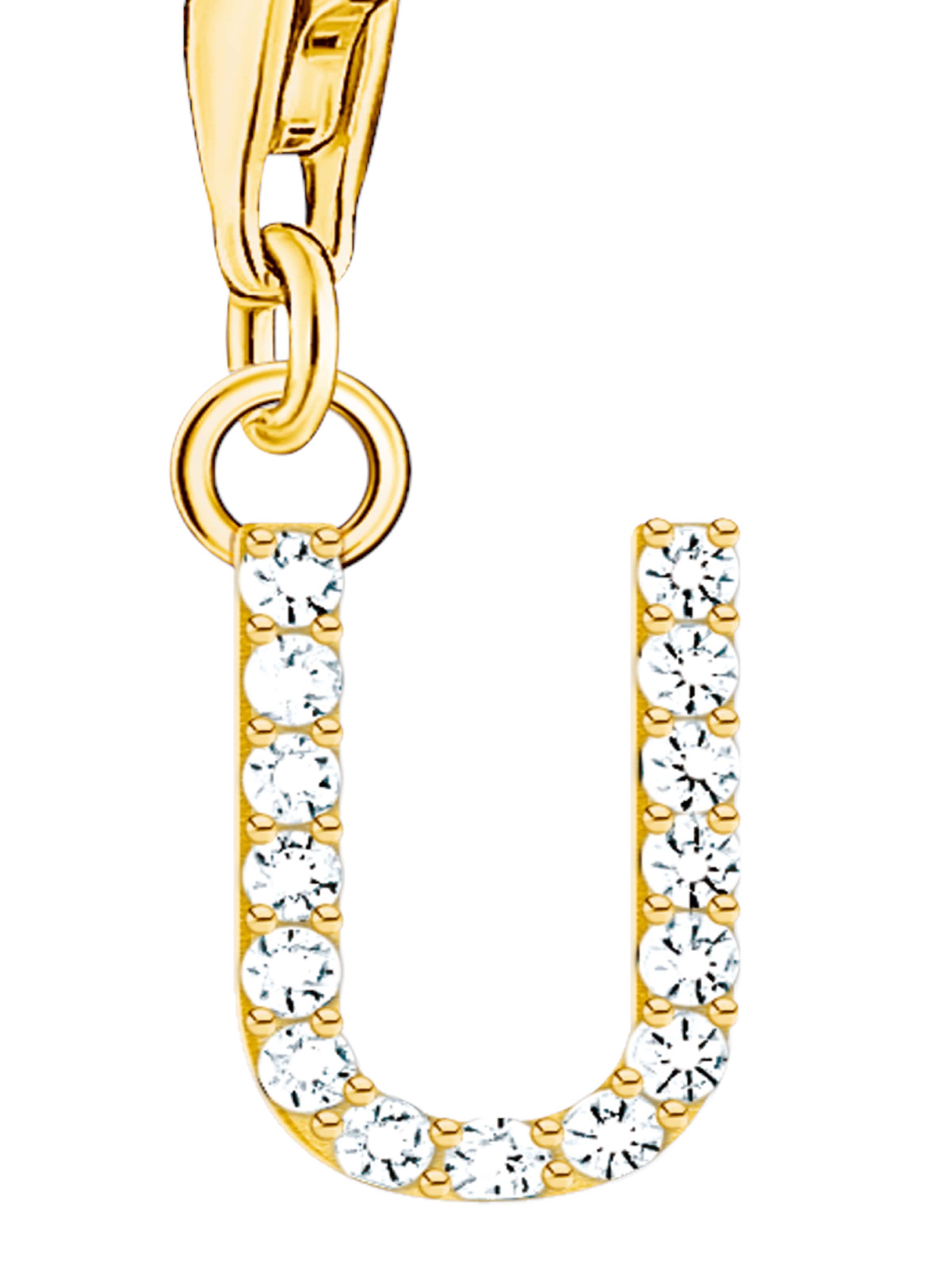 Thomas Sabo Anhänger 'Buchstabe U' in Gold